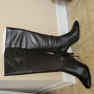 Cole Haan black tall boots